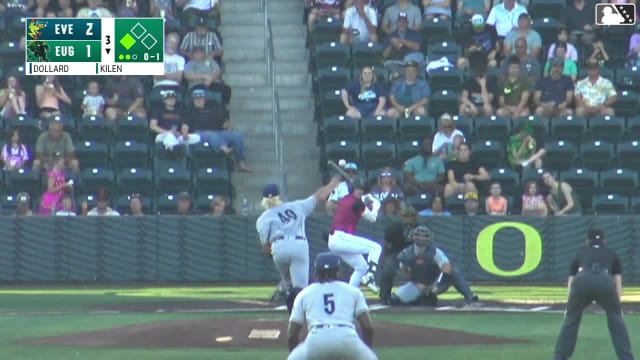 Gavin Kilen singles on a line drive to right fielder Anthony Donofrio. Lisbel Diaz scores.