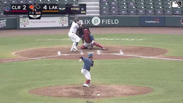 Jacob Pruitt In play, run(s) to Jude Warwick