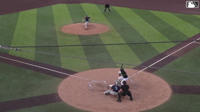 Felnin Celesten singles on a ground ball to left fielder Brady Counsell. Anthony Donofrio scores. Jonny Farmelo to 2nd.