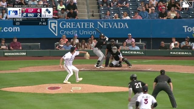 Ethan Salas homers (1) on a fly ball to right field. Carlos Rodríguez scores. Rodolfo Durán scores.