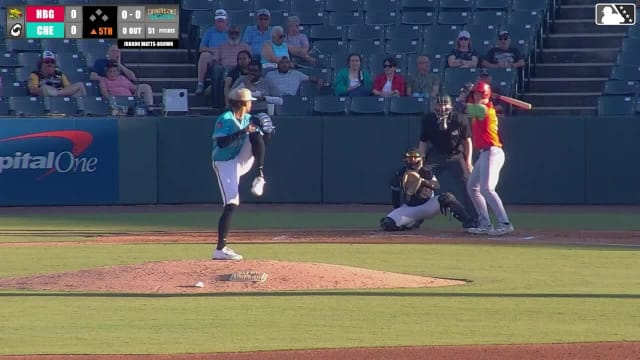 Ethan Petry homers (4) on a fly ball to left field.