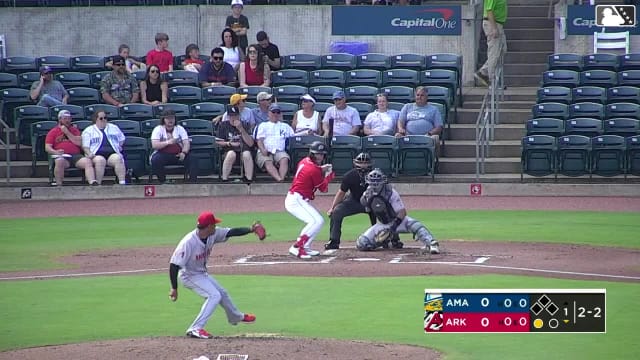 Yilber Diaz strikes out Cole Young