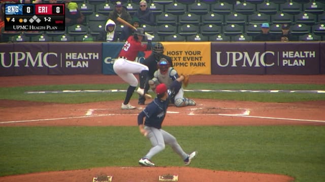 Jonah Tong fans eight over four innings