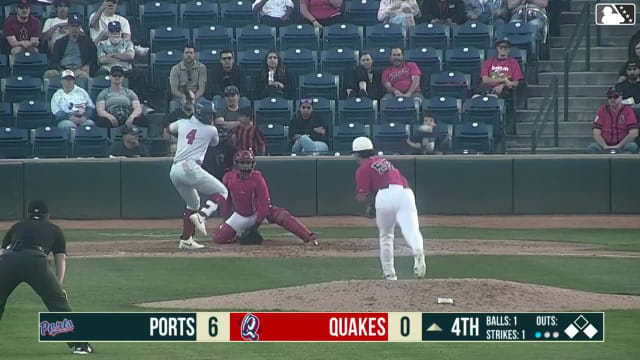 Breyson Guedez doubles (17) on a line drive to right fielder Kevyn Castillo. Max Durrington scores. Daniel Bucciero to 3rd.