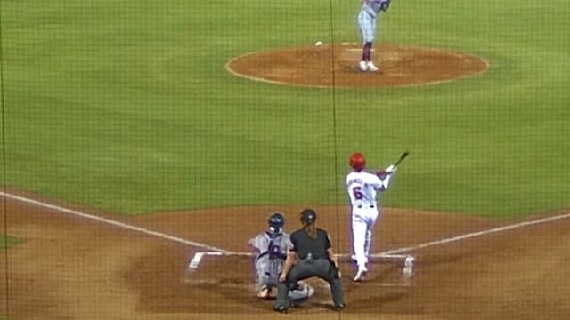 Robert Hassell III's two-RBI double