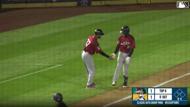 Eduardo Quintero's solo home run