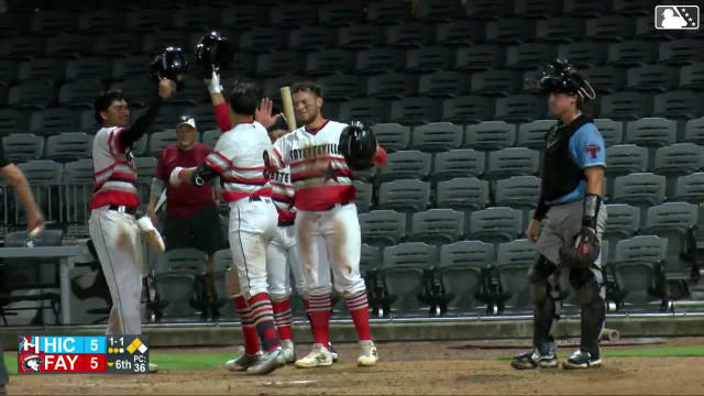 Caden Powell's eighth home run of the year