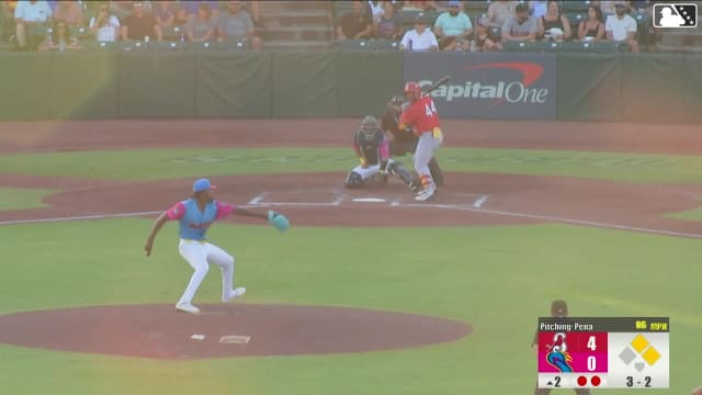 Francis Peña In play, run(s) to Jesús  Báez