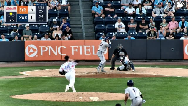 Ryan Clifford singles on a ground ball to center fielder Spencer Jones, deflected by shortstop George Lombard Jr. MJ Melendez scores.