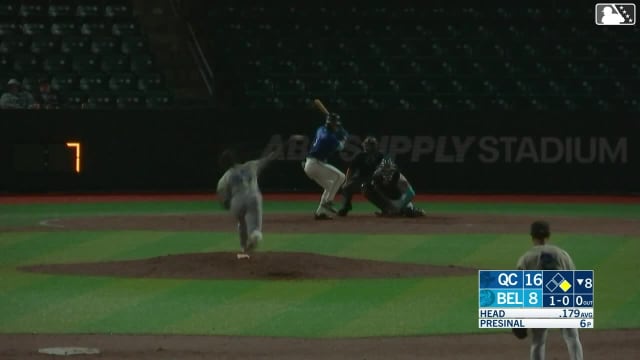 Dillon Head homers (2) on a line drive to right field. Colby Shade scores.
