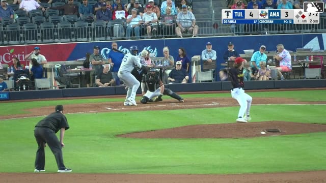 Josue De Paula's ninth homer of the season