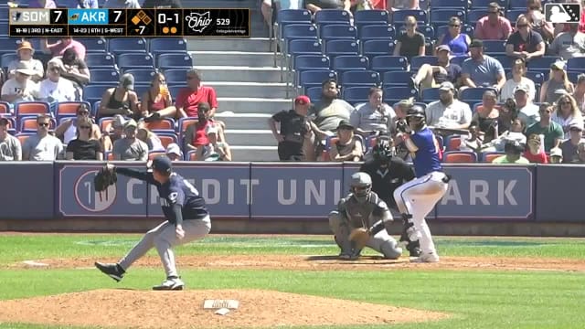 Aaron Walton doubles (6) on a sharp line drive to left fielder Jackson Castillo. Jaison Chourio scores.