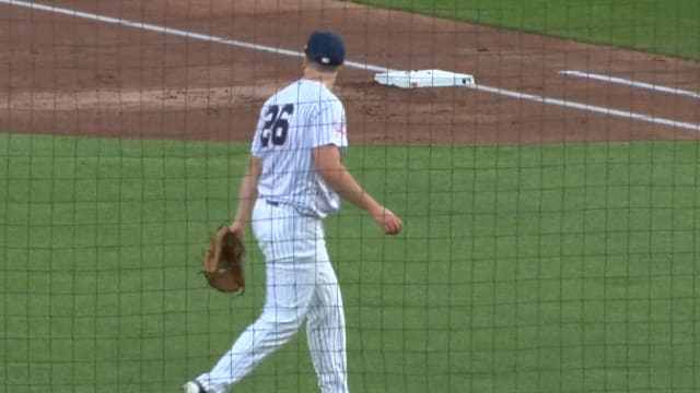 Ben Hess strikes out seven in a row