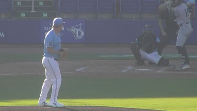Carson Messina's five Ks over four hitless innings