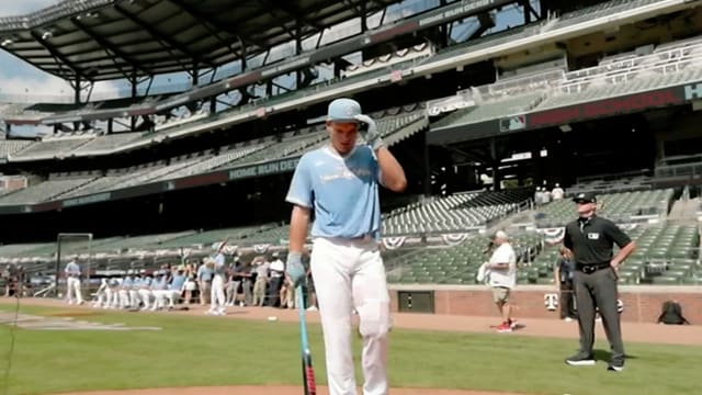 Easton Autrey's 1st round at the High School HR Derby