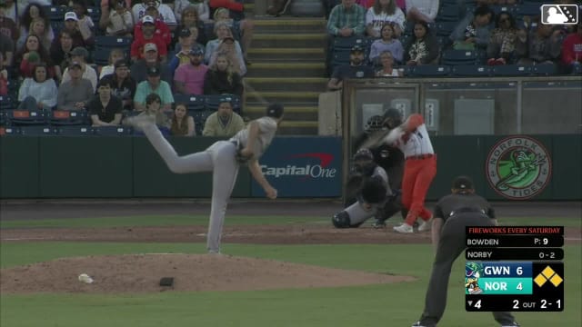 Connor Norby's base-clearing triple