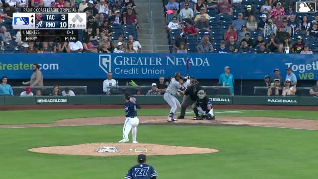 Lazaro Montes homers (3) on a fly ball to right field.