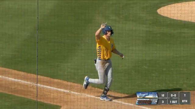 Chase Harlan's first multihomer game