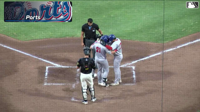 Drew Burress' fifth Single-A home run