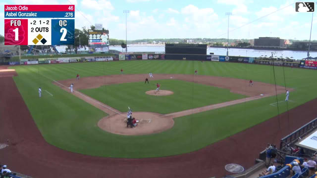 Asbel Gonzalez singles on a ground ball to shortstop Jalin Flores. Diego Guzman scores. Nolan Sailors to 3rd.