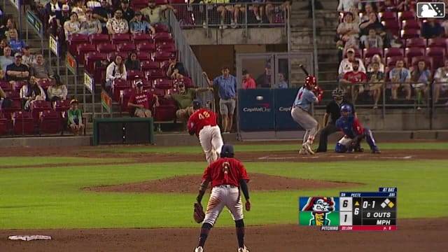 Tai Peete homers (10) on a fly ball to right center field. Cameron Nickens scores.