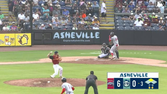 Enddy Azocar singles on a line drive to center fielder Justin Thomas Jr. Antonio Anderson scores.