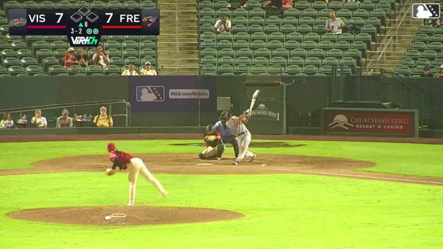 Ryder Helfrick's first professional home run