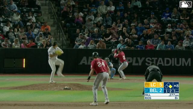 Luke Hill singles on a ground ball to center fielder Cam Cannarella. Nolan Schubart scores.