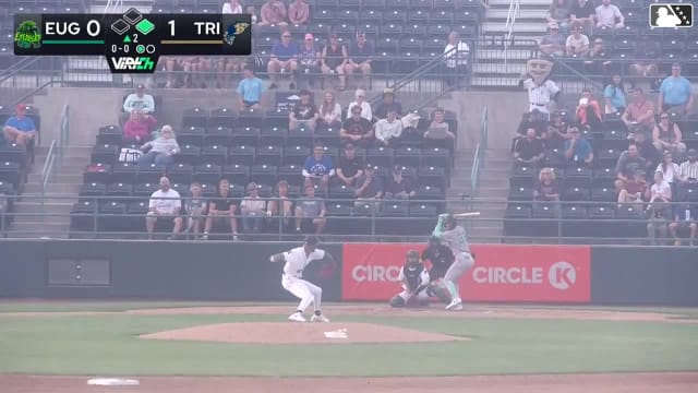 Lisbel Diaz singles on a sharp ground ball to center fielder Anthony Scull. Walker Martin scores. Zander Darby to 3rd.