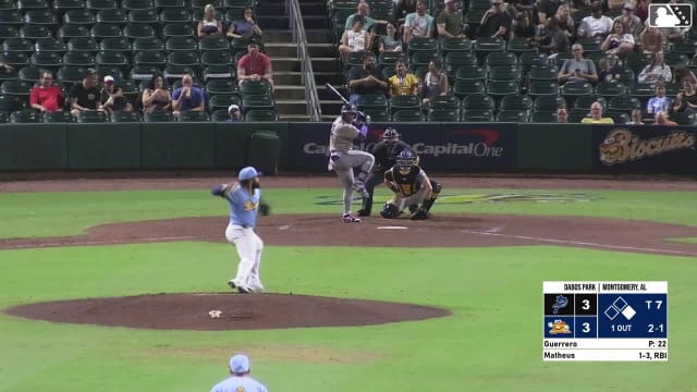Luis Guerrero In play, run(s) to Juan Matheus
