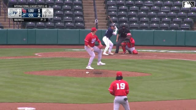Milan Tolentino strikes out swinging.