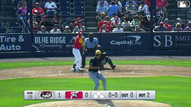 Carson DeMartini homers (9) on a fly ball to center field.