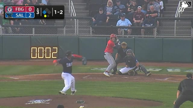 Eli Willits singles on a line drive to left fielder Andrews Opata. Nick Peoples scores.