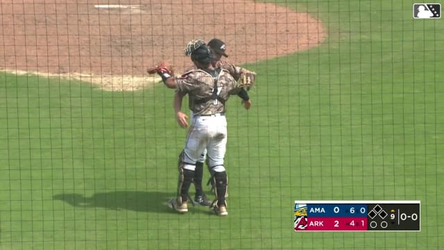 Troy Taylor earns the save