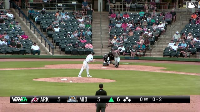 Will Johnston's fifth and final strikeout of the game