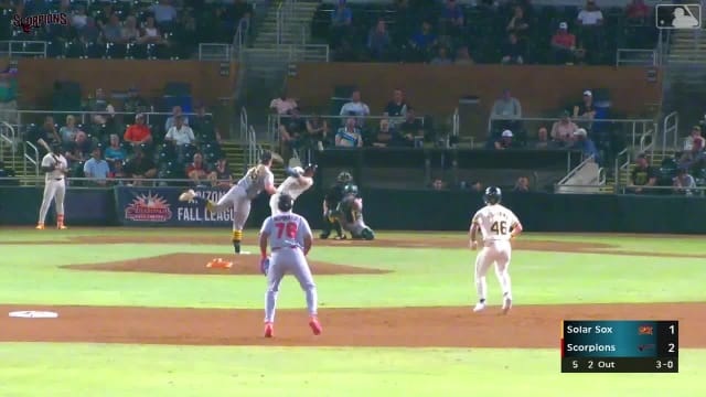 Grant Richardson In play, run(s) to Eric Bitonti