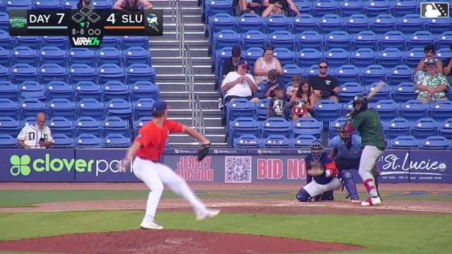 Arnaldo Lantigua homers (8) on a fly ball to left field.