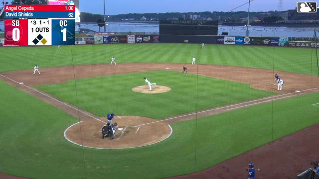 Angel Cepeda homers (1) on a fly ball to right center field. Kade Snell scores.