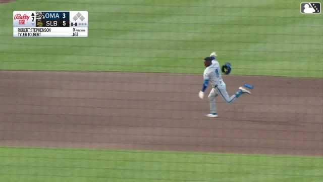 Tyler Tolbert's inside-the-park home run