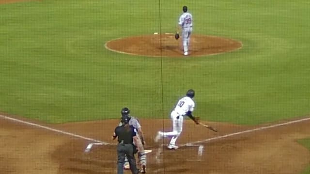 Kristian Robinson's first homer of Fall League