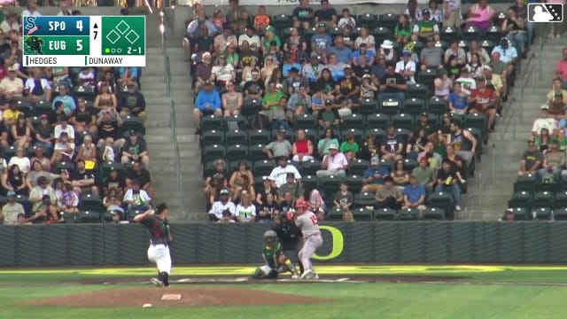 Ethan Hedges homers (10) on a line drive to left field.