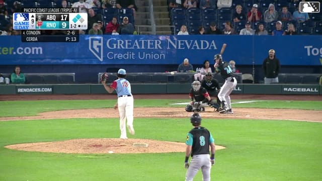 Christian Cerda In play, run(s) to Charlie Condon