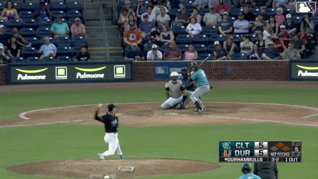 Ryan Galanie strikes out swinging.
