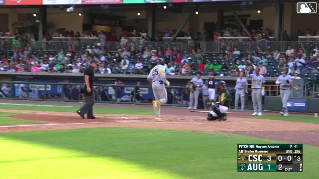 Brailer Guerrero's two-run home run