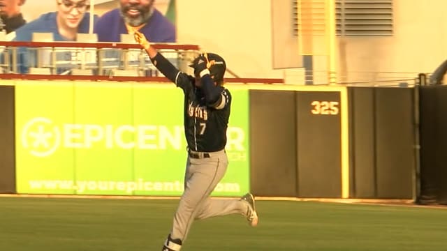 Daniel Pierce's first home run