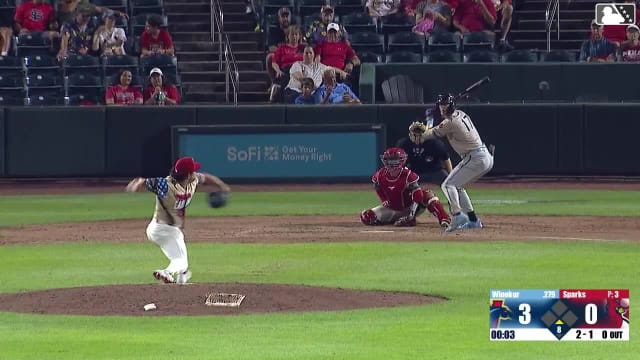Brandon Winokur homers (4) on a fly ball to right center field.