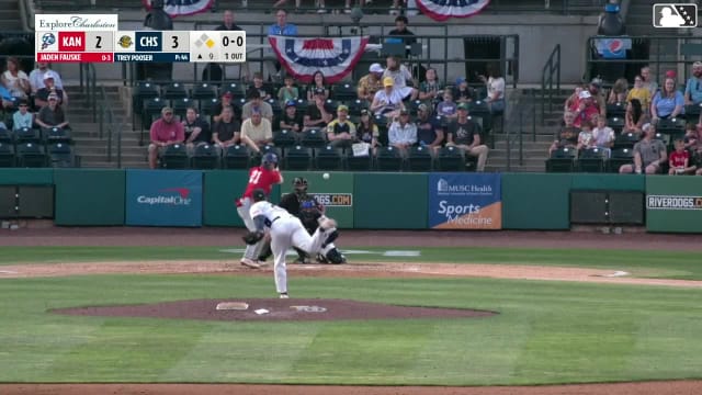 Trey Pooser Called Strike to Jaden Fauske