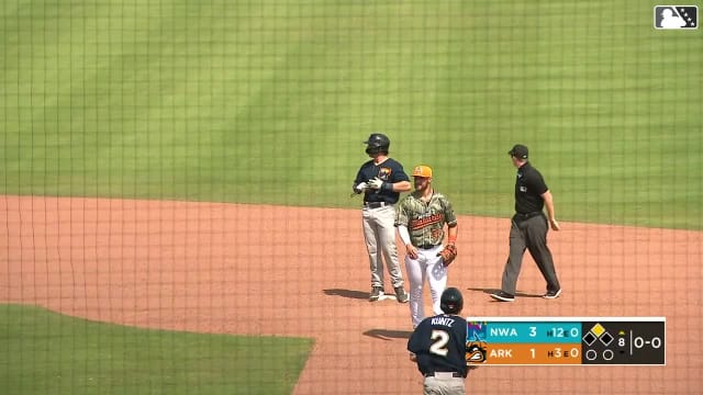 Cayden Wallace's two-run double