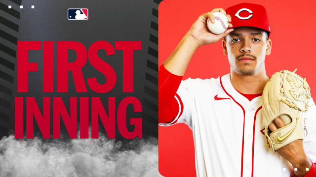 Chase Burns strikes out the side to start his career