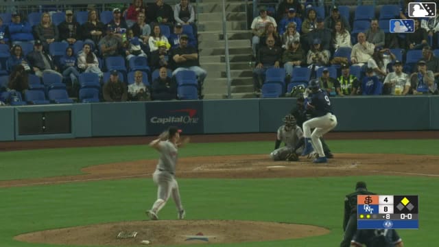 Joendry Vargas singles on a line drive to center fielder Cam Maldonado. Brendan Tunink scores.